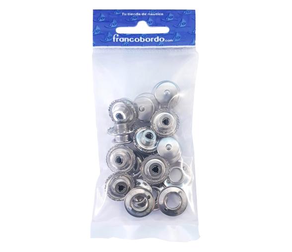 LOXX Pack 10 Broches Hembra Grande Inox