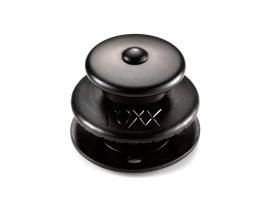 Female oversized brooch Black Chromed Brass LOXX