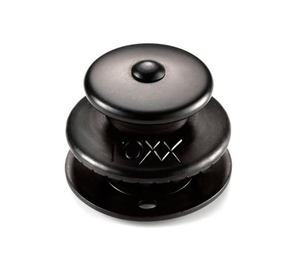 LOXX Broche Hembra Grande Laton Cromado Negro