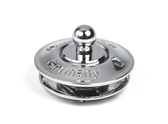 LOXX Broche Macho para Tela Laton Cromado