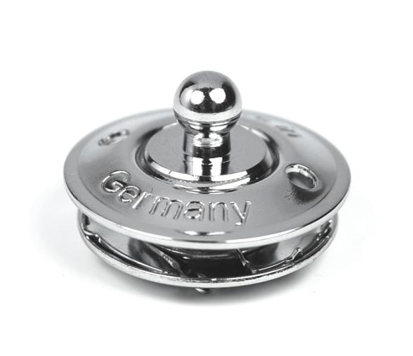 LOXX Broche Macho para Tela Laton Cromado