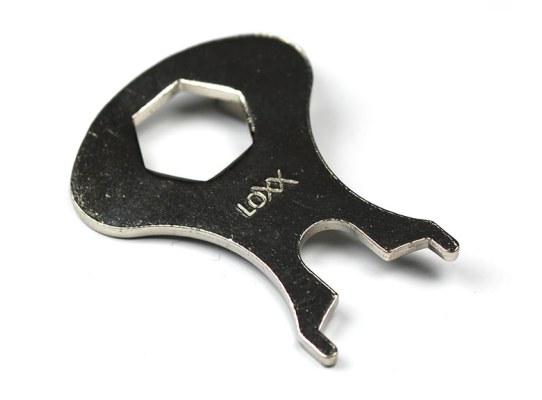 Small key steel nickel plated LOXX