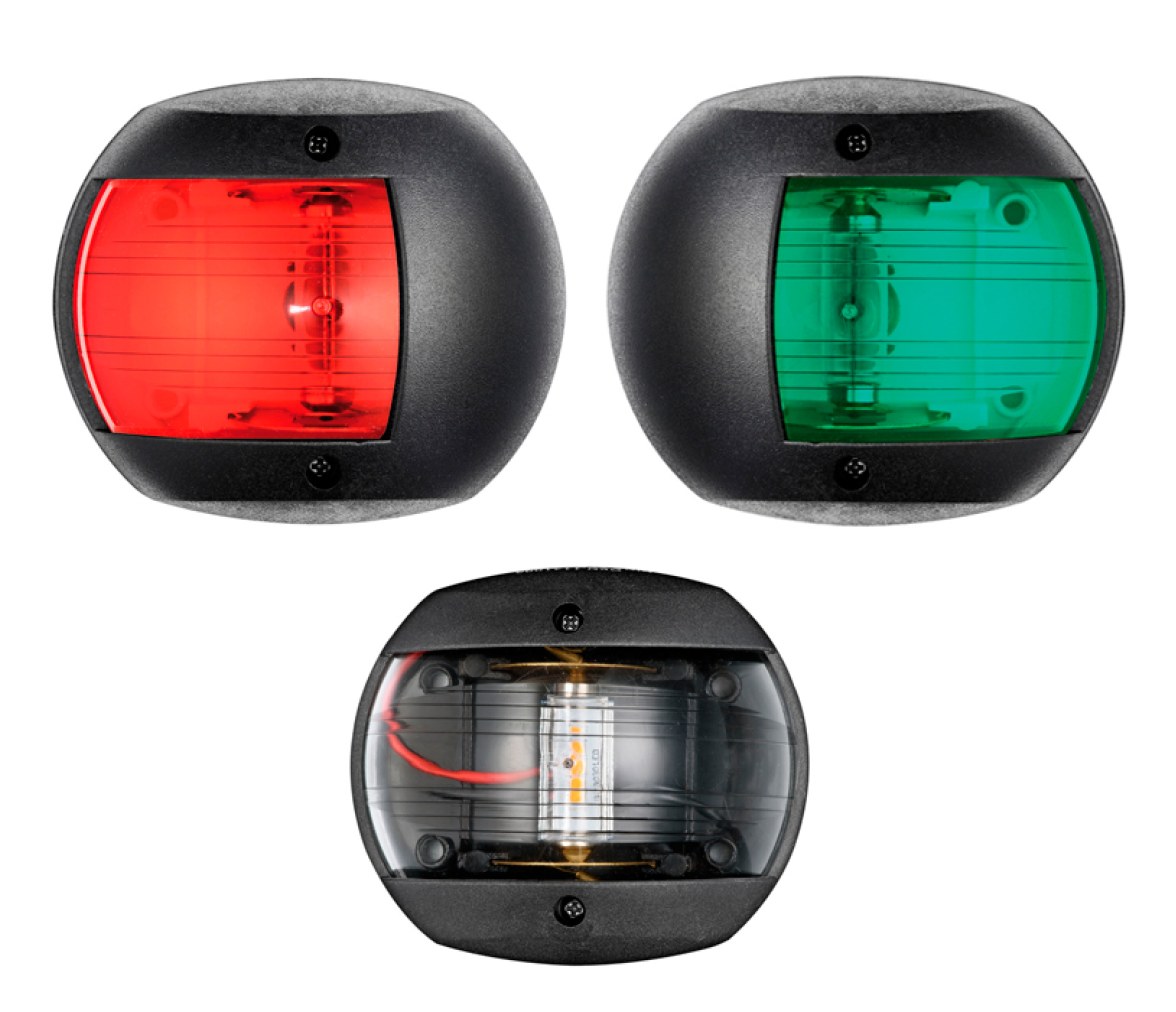 Luces de Navegación 12V hasta 12m Carcasa Negra