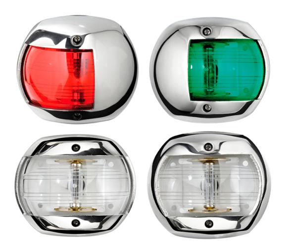 Luces de Navegacion 12V hasta 20m Carcasa Inox