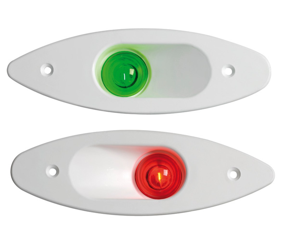 Luces de navegación laterales integradas, fabricadas en ABS