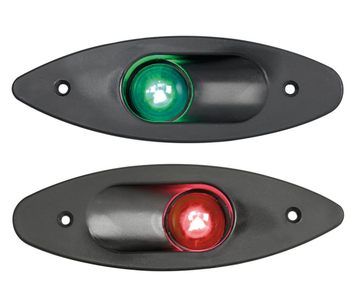 Luces de navegación laterales integradas, fabricadas en ABS
