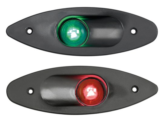 Luces de navegación laterales integradas, fabricadas en ABS Luces de navegación laterales integradas, fabricadas en ABS