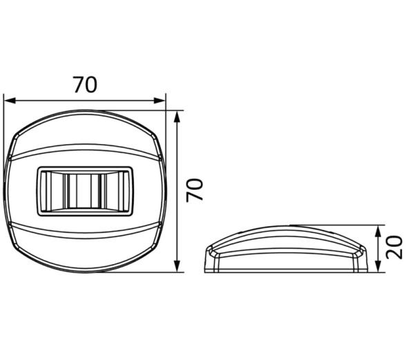 Luces de Navegacion LED Nemo Carcasa Inox Popa