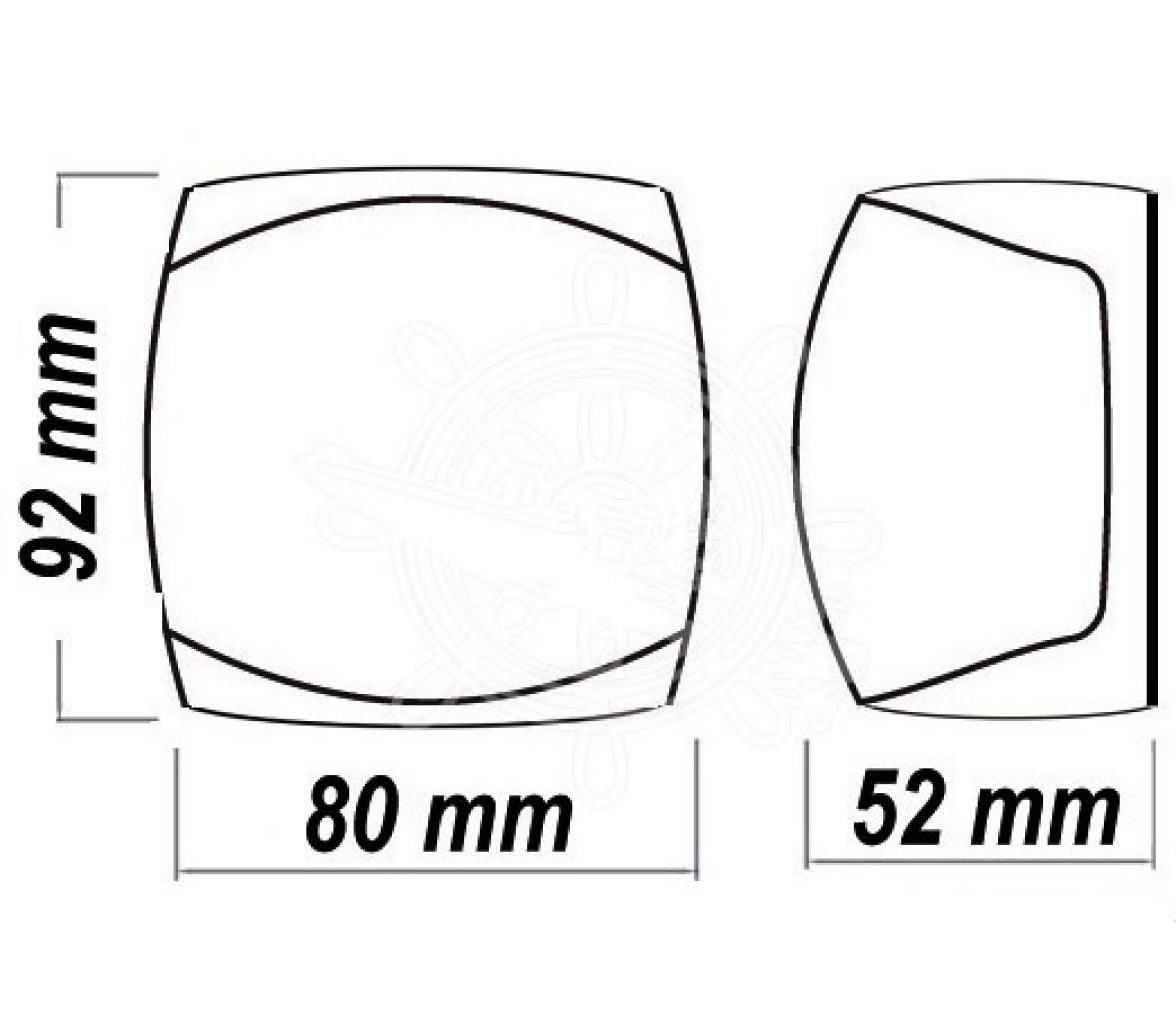 Luces de Navegacion Led Sphera II Carcasa Inox