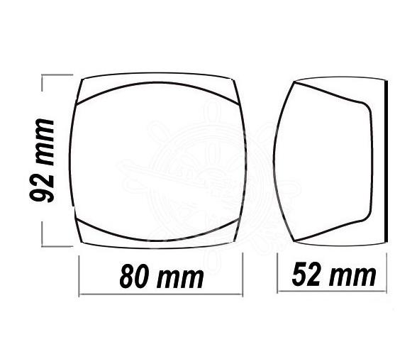 Luces de Navegacion Led Sphera II Carcasa Inox