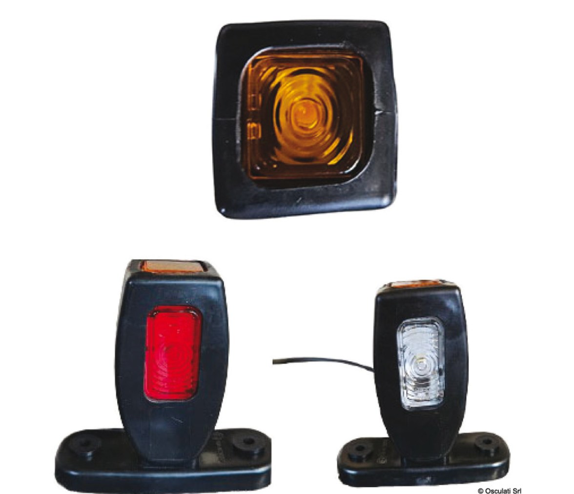 Luces de Posicion Laterales en LED con Cuerpo de Goma