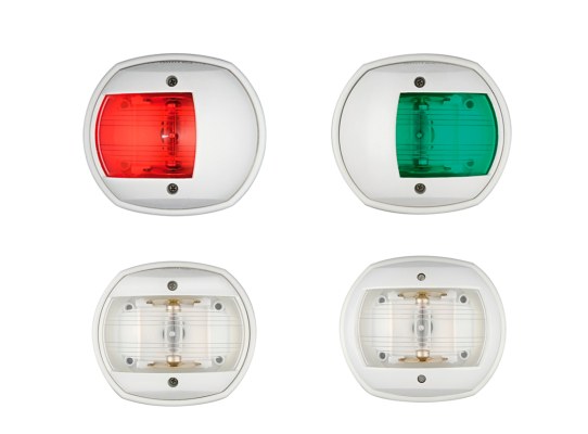 Luces Navegacion Classic con Carcasa Blanca