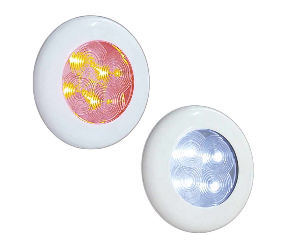 Luces LED Interior Exterior Cubierta Blanca