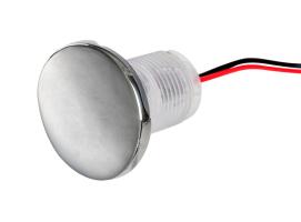 Luz Blanca de Cortesía Redonda Incorporada Abajo