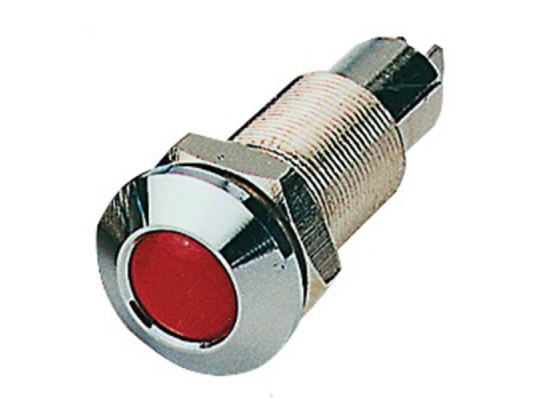 Luz de advertencia roja para paneles