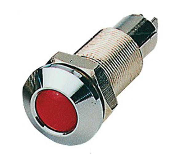 Luz de advertencia roja para paneles