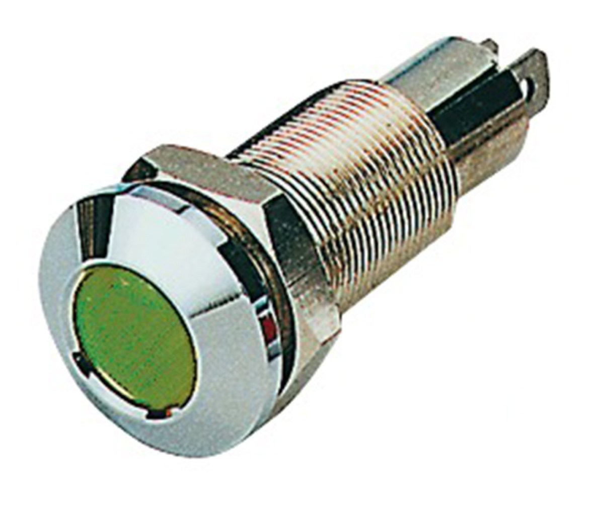 Luz de advertencia verde para paneles
