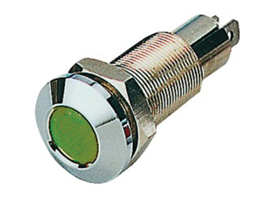 Green warning light for panels