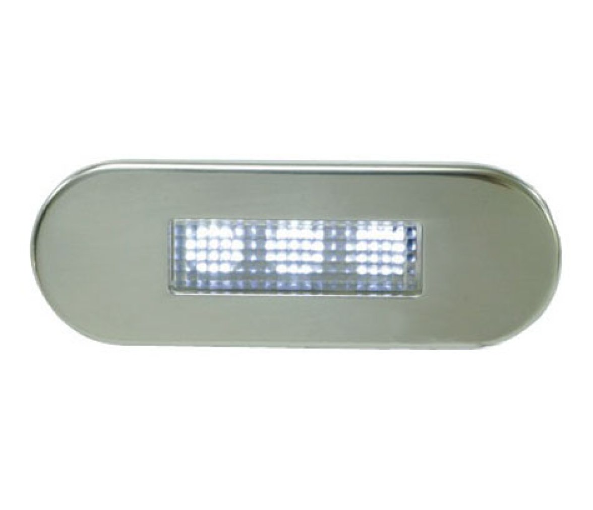 Luz de Cortesia 3 LED Estanca Carcasa Inox