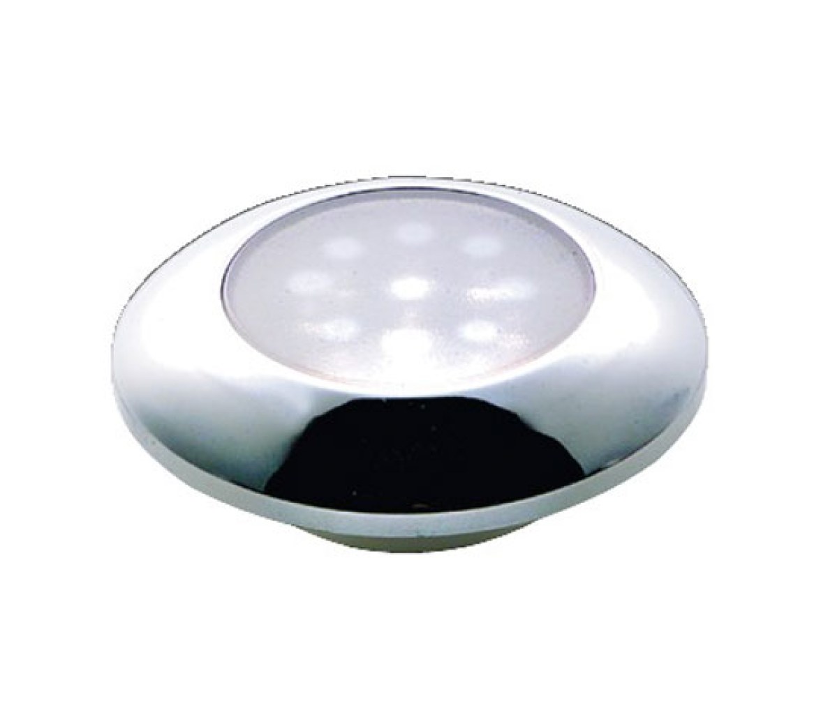 Luz de Cortesia 9 LED Carcasa Cromada