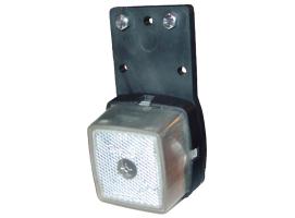 Luz de galibo lateral blanca base goma