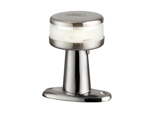 360 Degrees Mooring Light with LED Light Source Chromed ABS