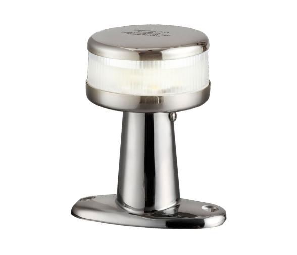 Luz de Navegación LED Fondeo 360 Grados ABS Cromado