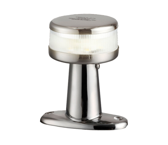 Luz de Navegación LED Fondeo 360 Grados ABS Cromado