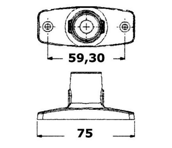 Luz de Navegación LED Fondeo 360 Grados Plástico