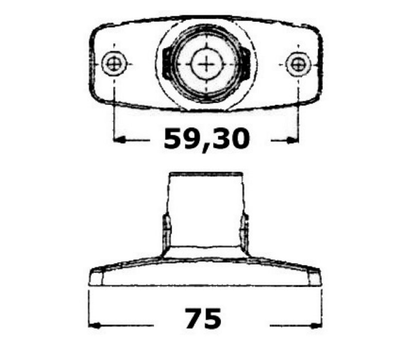 Luz de Navegación LED Fondeo 360 Grados Plástico