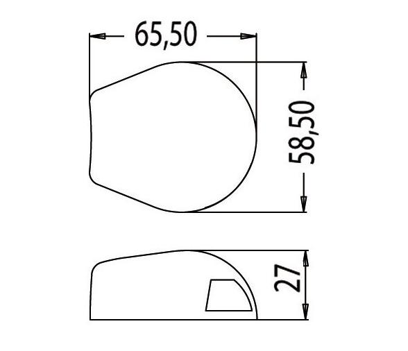 Luz de Navegacion LED Sea-Dog 1 Milla Bicolor