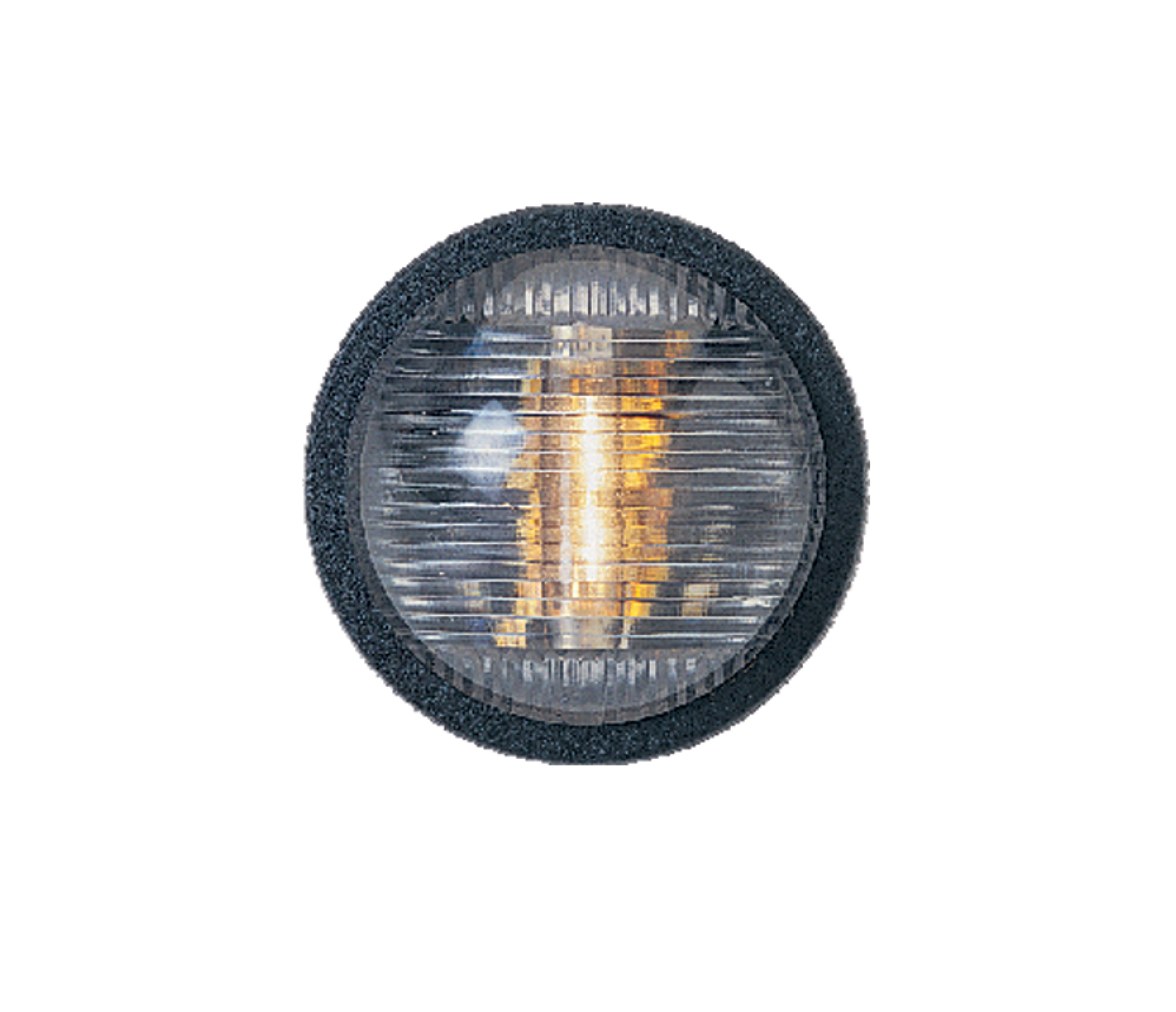 Luz de navegación POWER 7, esparcidor fijo, negro, Ø 50mm