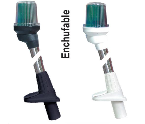 Luz de Navegacion Tri-Color Enchufable 105 cm. Lalizas