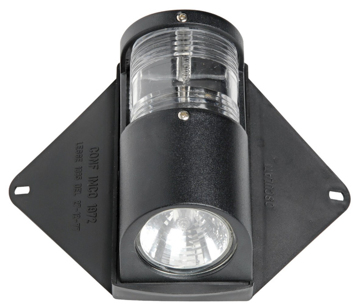 Luz de navegación y luz de cubierta para cascos de hasta 12 m