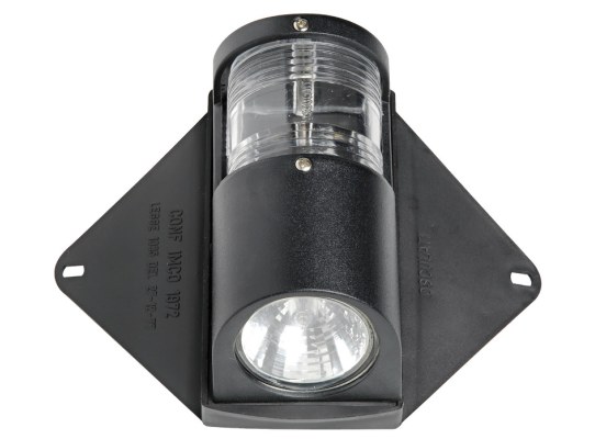 Luz de navegación y luz de cubierta para cascos de hasta 12 m