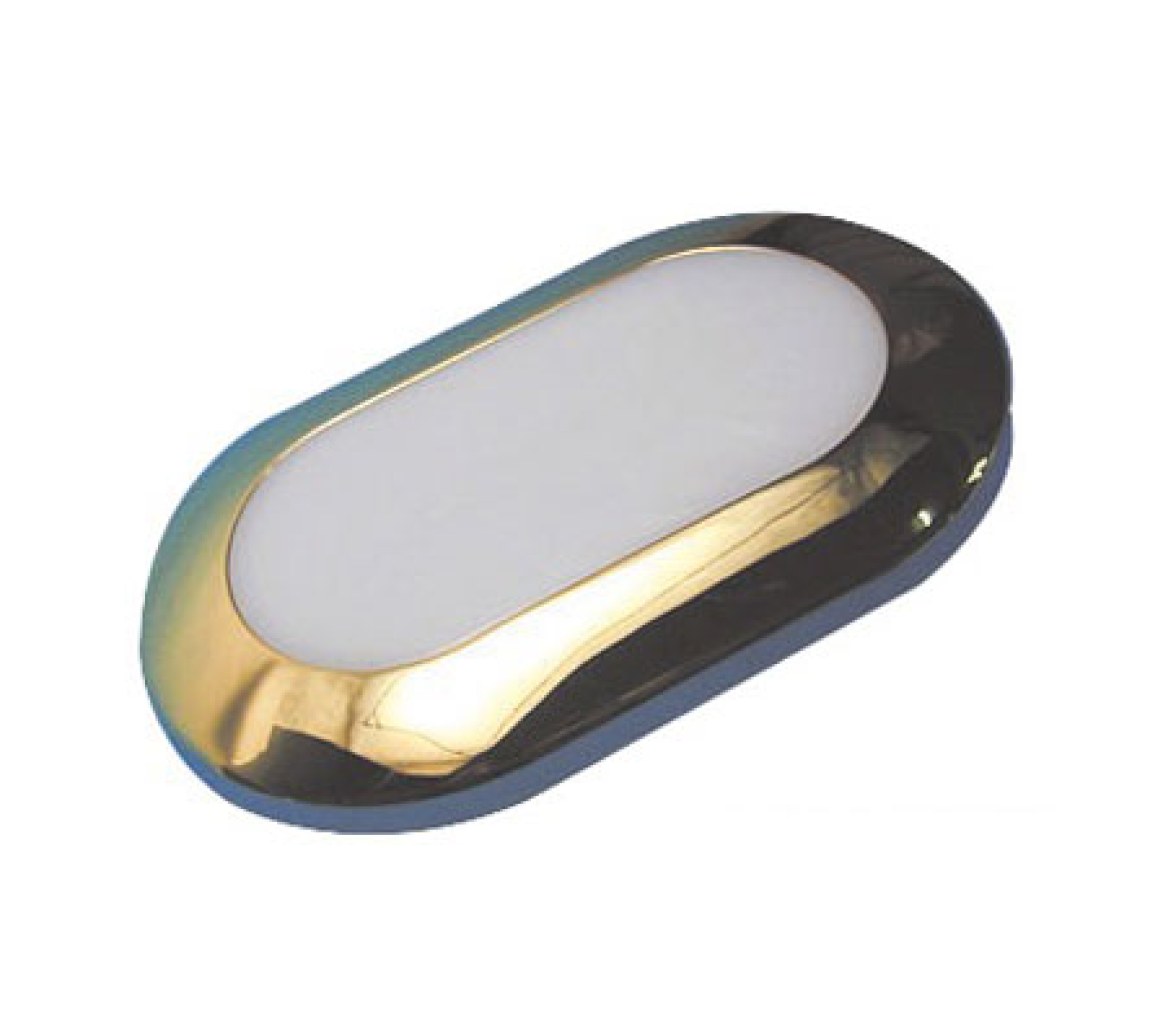 Luz de Techo Acero Inoxidable Ovalada Phad