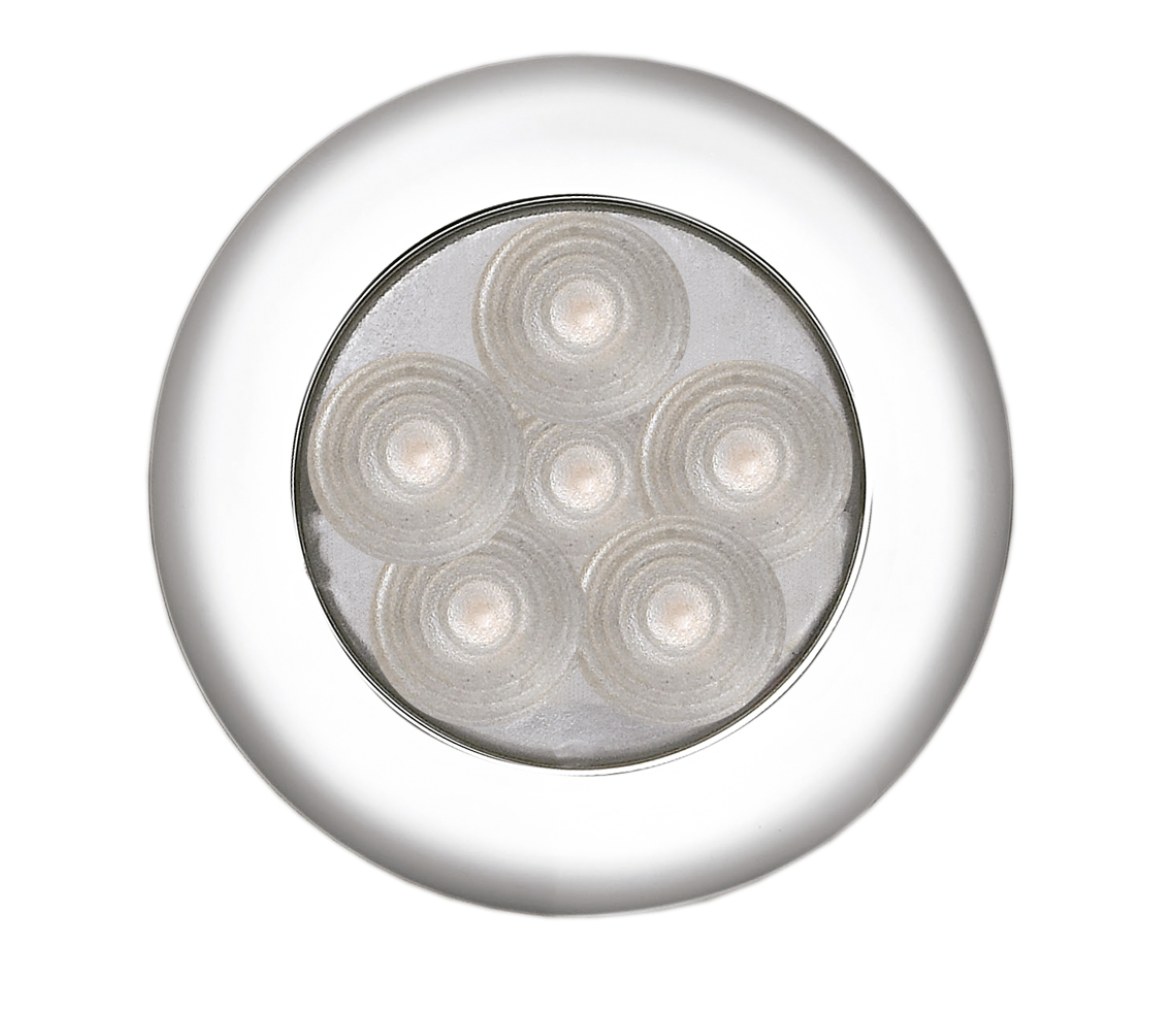 Luz de techo LED con aro de montaje Luz Calida