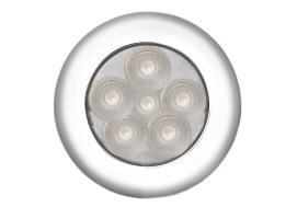 Luz de techo LED con aro de montaje Luz Calida
