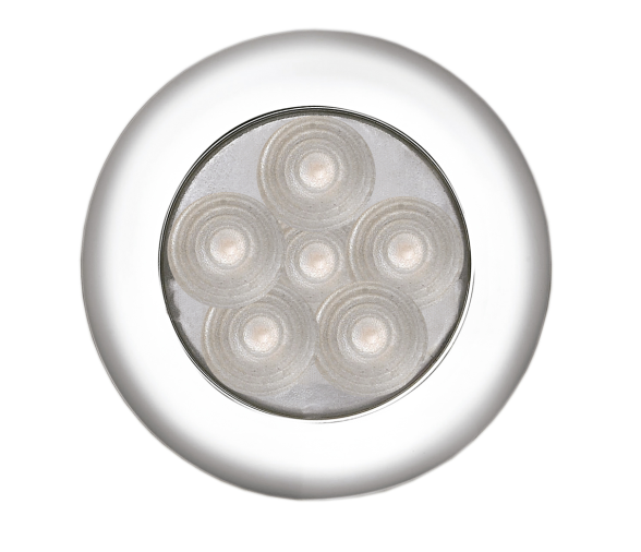 Luz de techo LED con aro de montaje Luz Calida