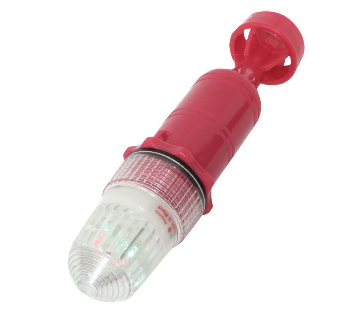 Luz Destellante led,foto activada,Torpedo1,rojo,2pilas D
