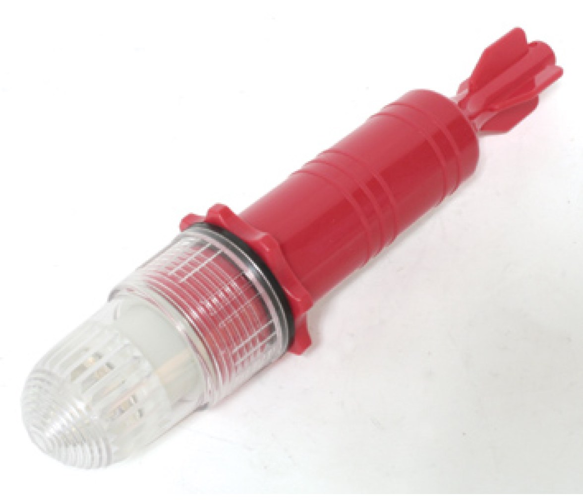 Luz Destellante led,foto activada,Torpedo1,rojo,2pilas D
