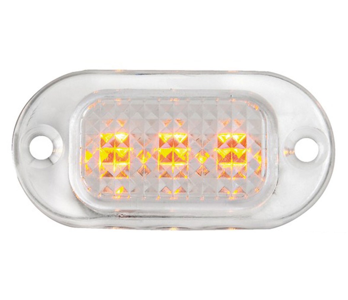 Luz LED de Cortesia Amarilla Estanca