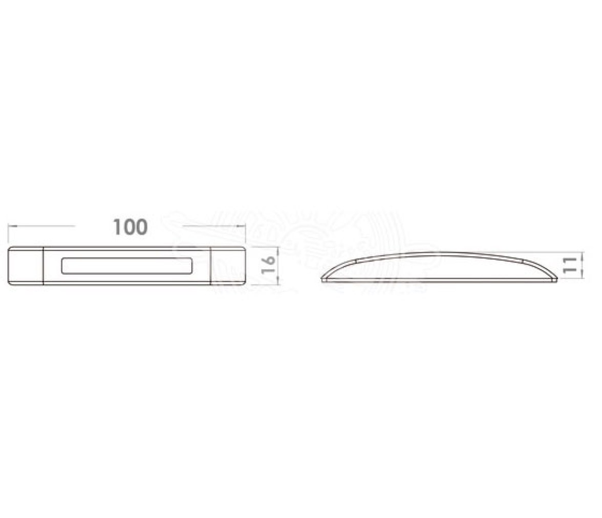 Luz LED de Cortesia IP67 Frontal