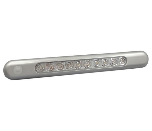 Luz LED de Cortesia SMD-HD Modelo Cromado con Interruptor