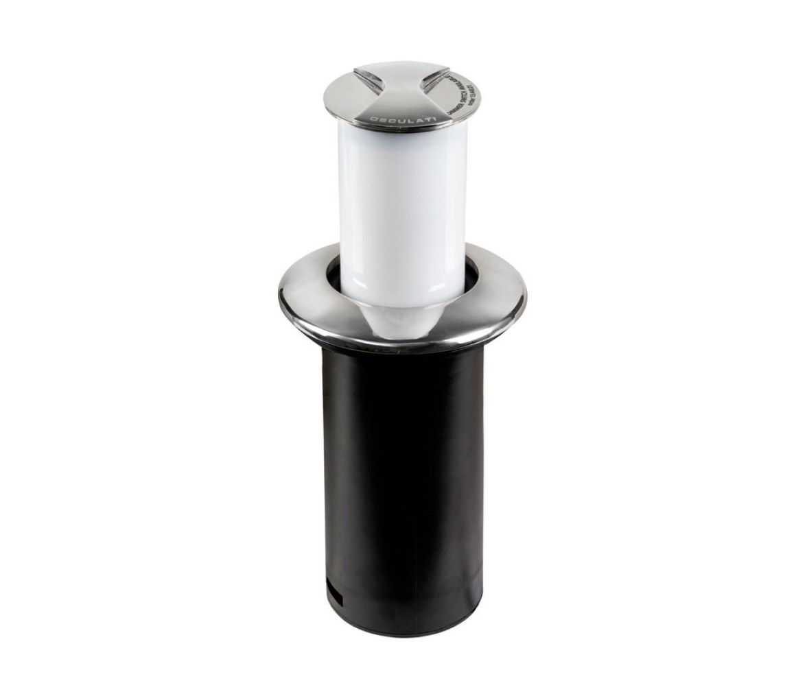 Osculati Luz LED Aurora de Mesa Retráctil Corta Base Redonda