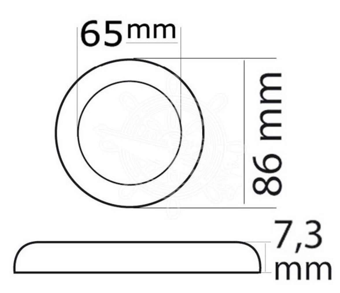 Luz LED de Techo Procion 12-24V sin Interruptor