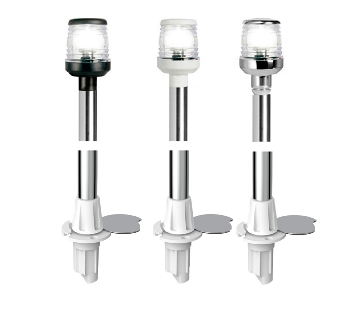 Luz LED Extraible Advance con Soporte Bandera y Tapa Horizontal 100 cm