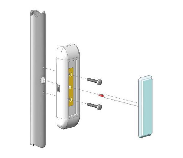 REGULUS Luz para Tubo de Acero