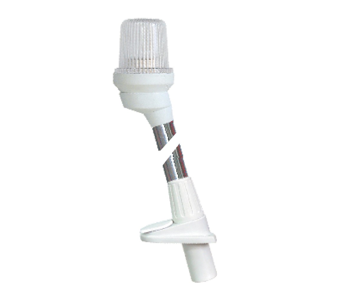 Luz todo horizonte, tricolor, plegable de 23 cm, con carcasa negra
