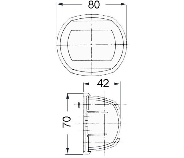 Luz de Navegacion Babor Compact 12